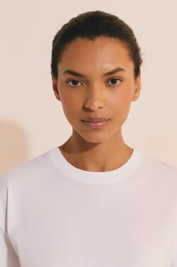 T-shirt de pyjama manches courtes en coton;${refinementColor}