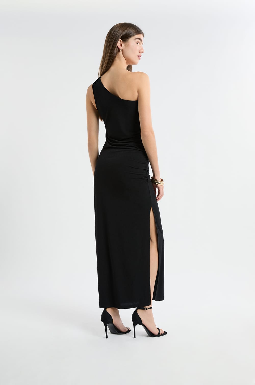 Asymmetrical Long Dress;${refinementColor}
