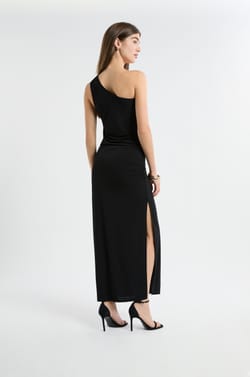 Asymmetrical Long Dress;${refinementColor}