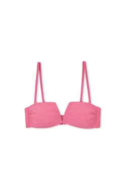 Haut de maillot de bain bandeau paillet&eacute; avec bretelles amovibles;${refinementColor}