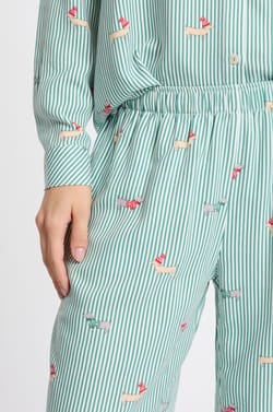 Pantalon de pyjama à motifs;${refinementColor}