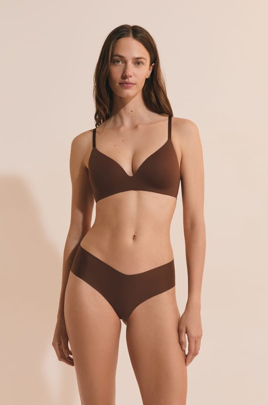 Hipster V-shape en microfibre;${refinementColor}