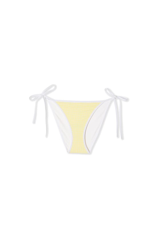 Tie-Side Bikini Bottom with Patterns;${refinementColor}