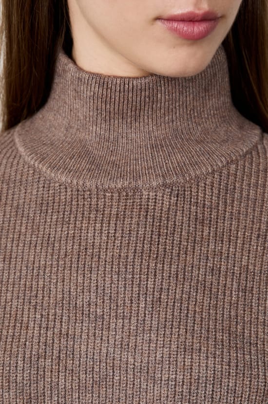 High Neck Sweater;${refinementColor}