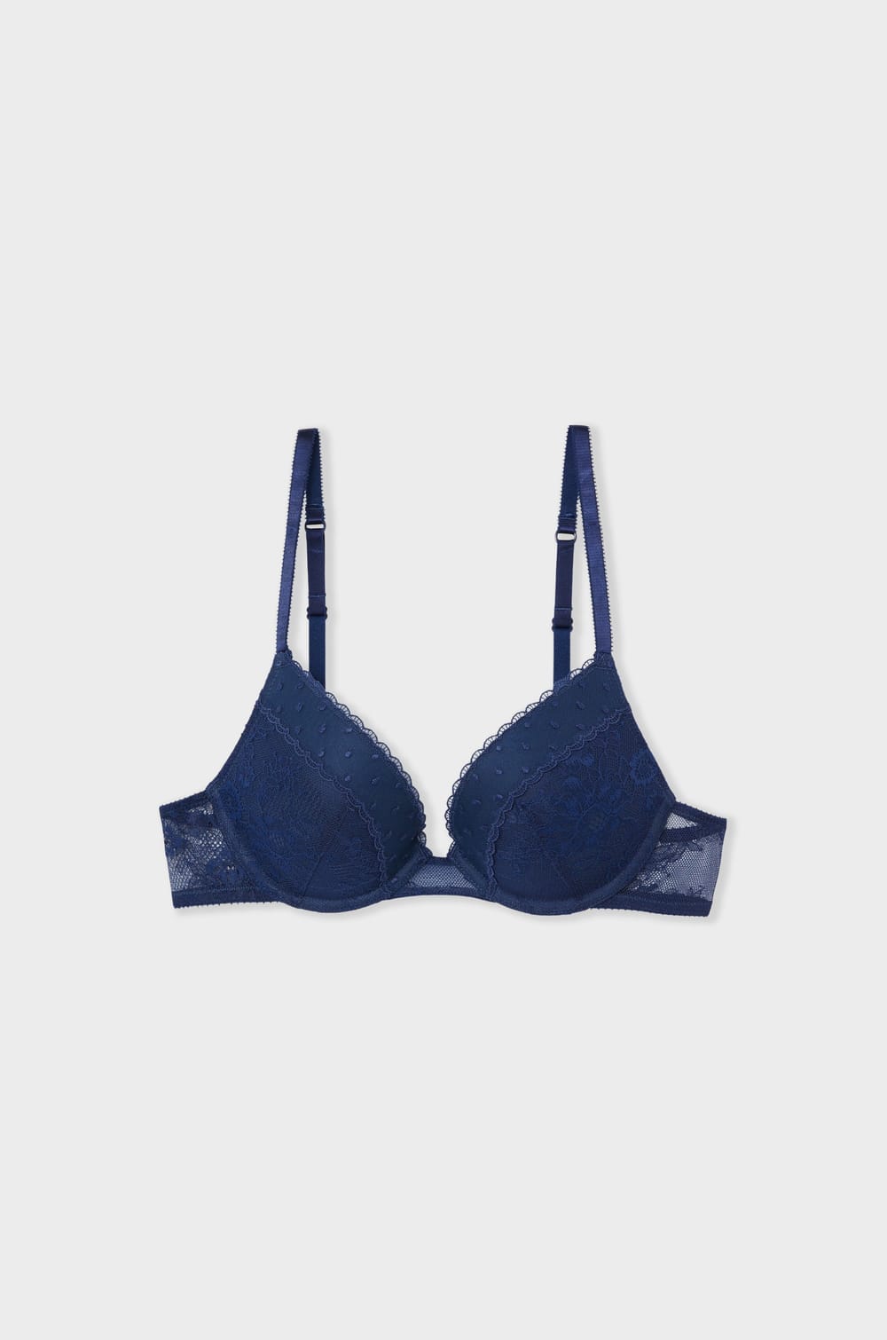 Sujetador N.2 - El push-up escote pronunciado con bordado;${refinementColor}