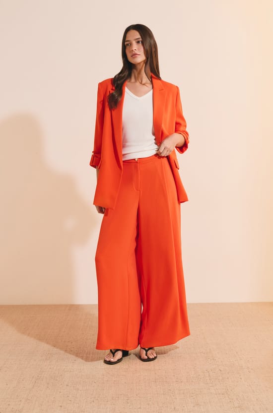 Veste blazer fluide;${refinementColor}