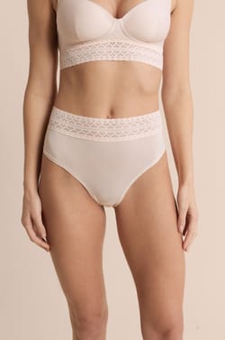 Culotte midi de maternit&eacute; d&eacute;tails dentelle;${refinementColor}