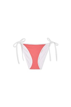 Tie Bikini Bottom with Patterns;${refinementColor}