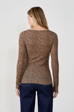 Thermal boat neck t-shirt with cashmere;${refinementColor}