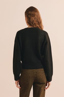 Cardigan col V;${refinementColor}