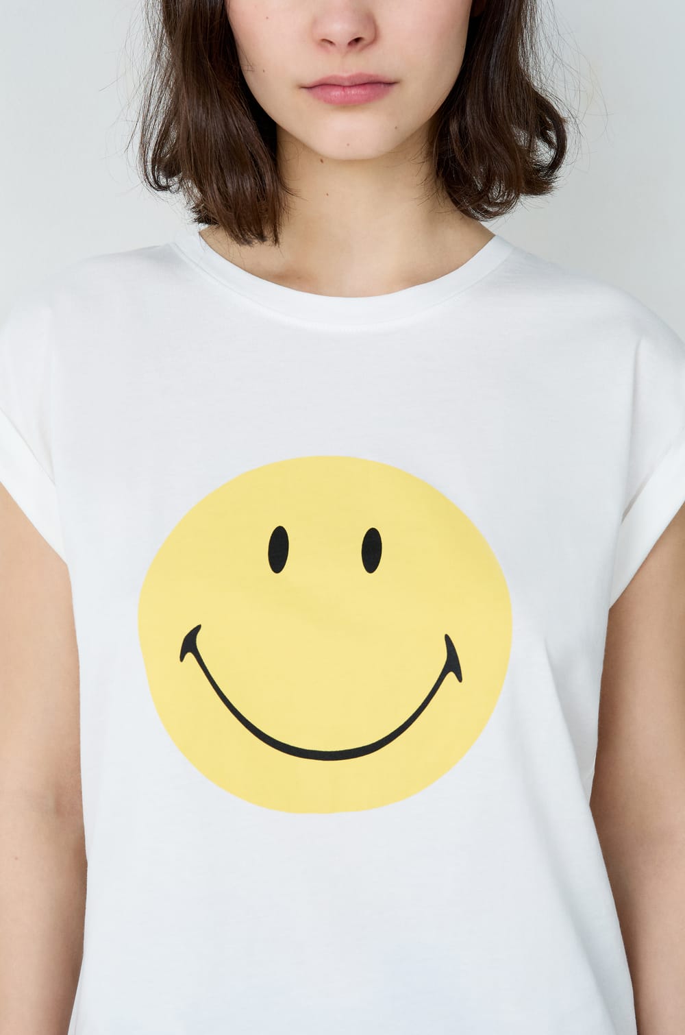 Smiley&reg;ORIGINALS cotton short-sleeved T-shirt;${refinementColor}