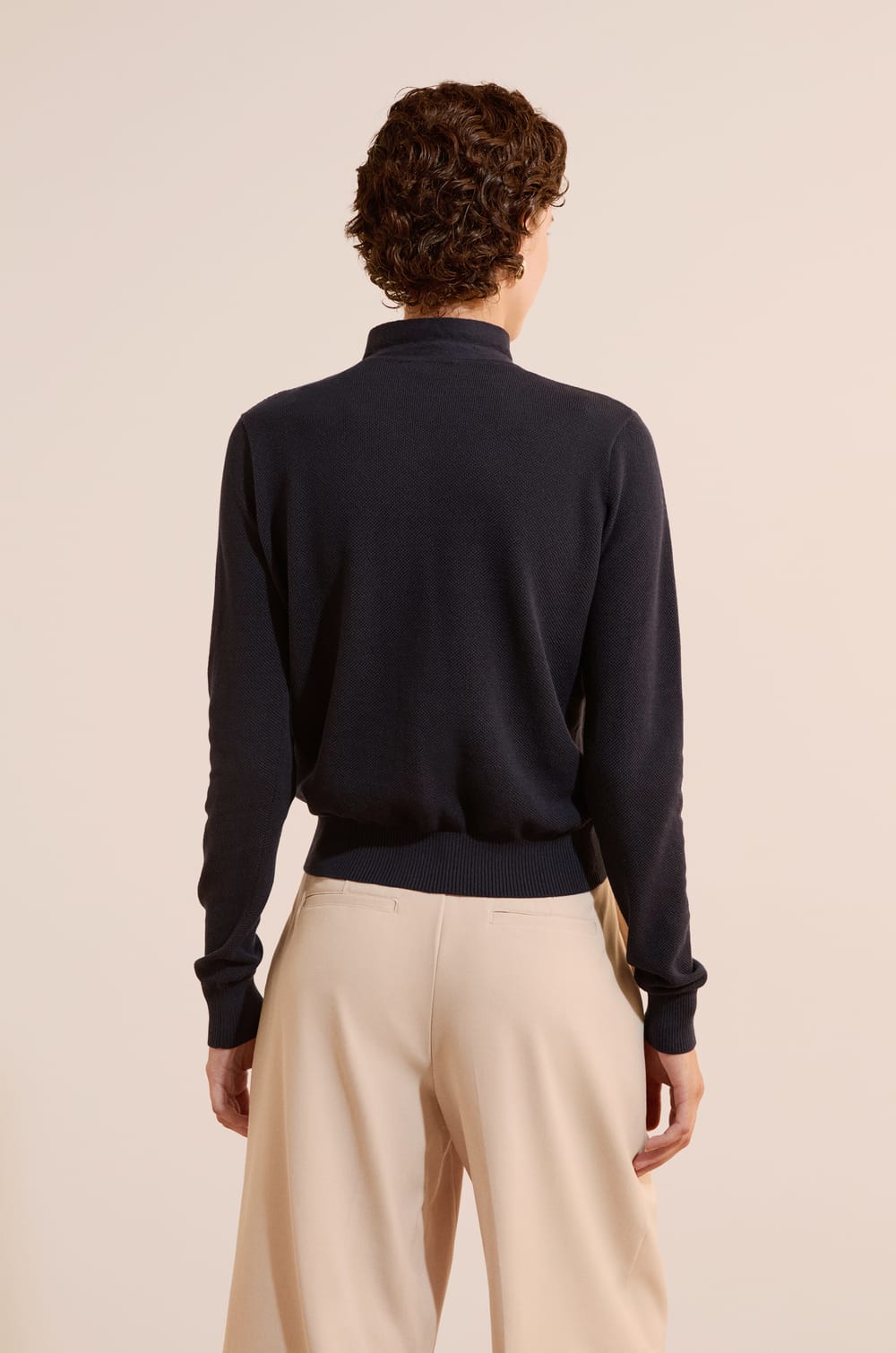Cardigan avec lien &agrave; nouer en coton;${refinementColor}