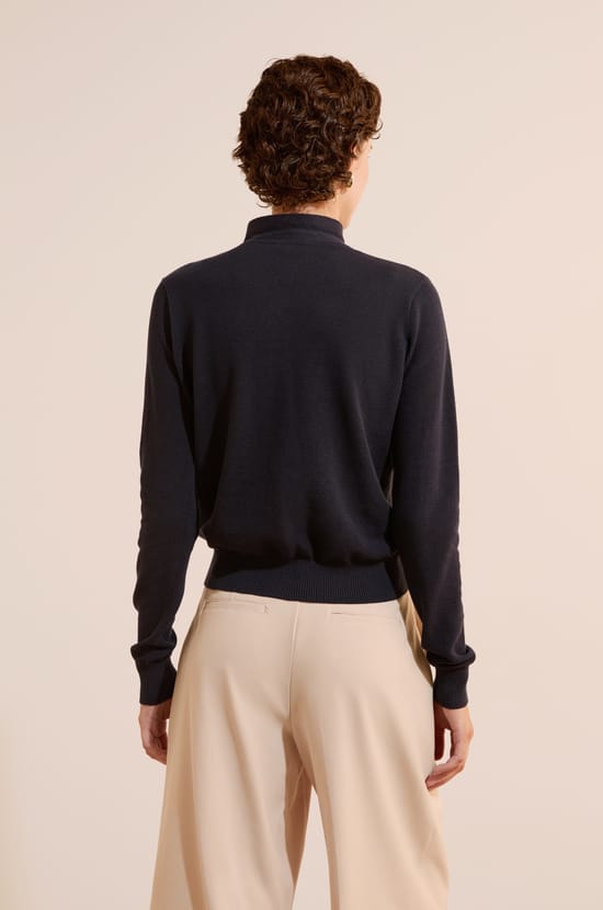 Cardigan avec lien &agrave; nouer en coton;${refinementColor}