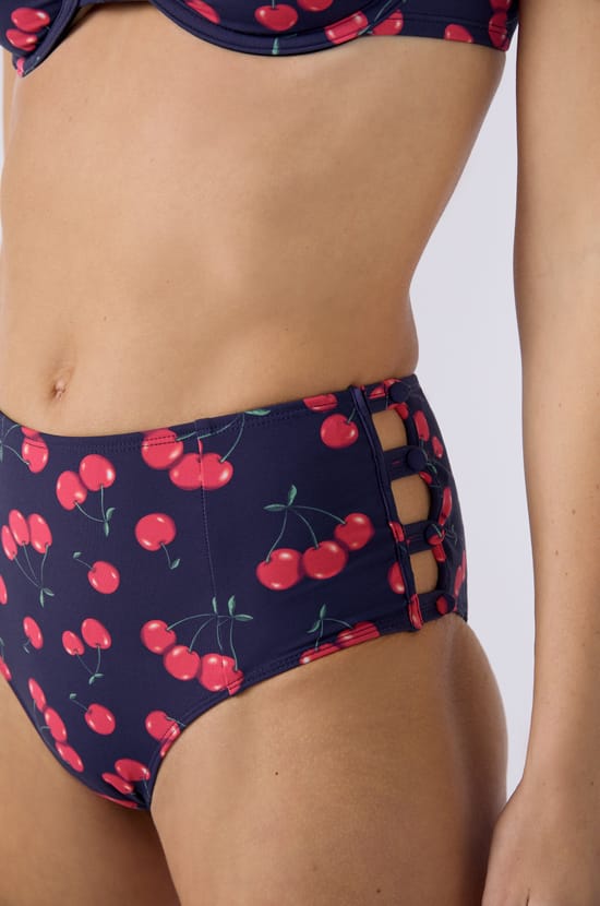 Marcia Wear x Etam High-Waisted Bikini Bottom;${refinementColor}