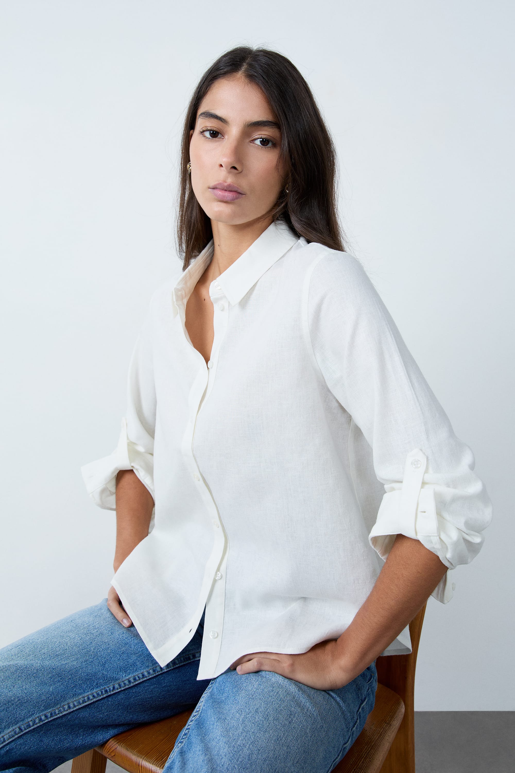 chemise manches longues