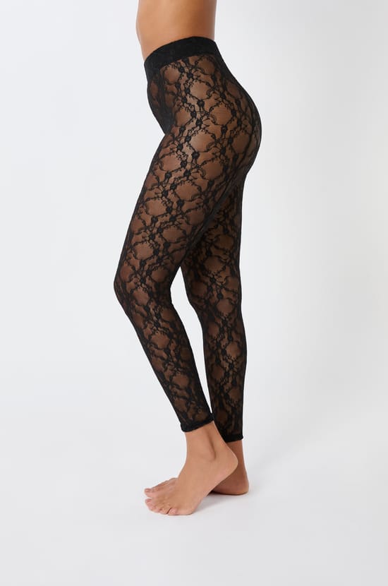 Legging en dentelle;${refinementColor}