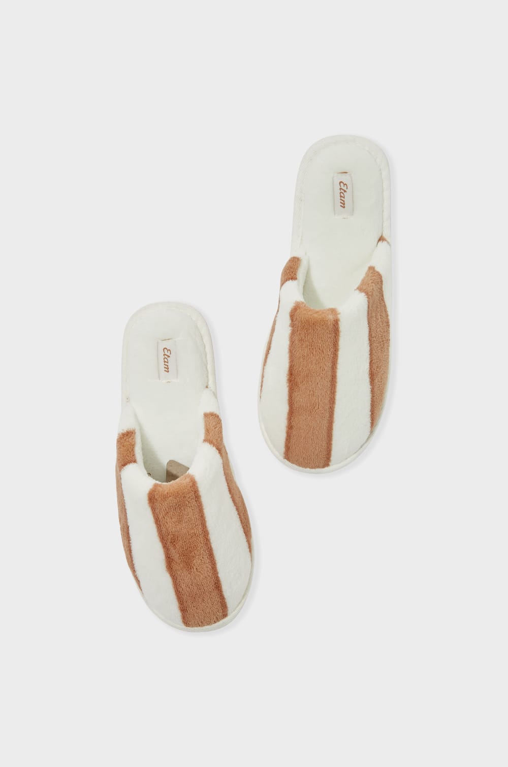 Chaussons mules à rayures;${refinementColor}