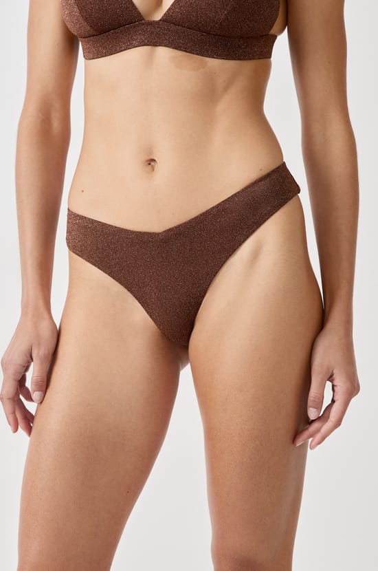 High-Leg Brazilian Iridescent Bikini Bottom;${refinementColor}