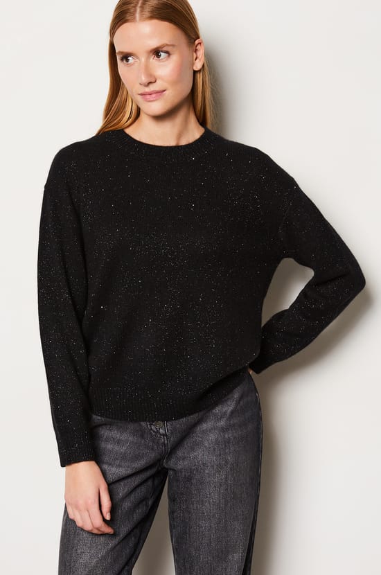 Pull cachemire à paillettes;${refinementColor}