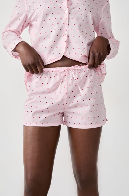 Short de pyjama à pois ;${refinementColor}