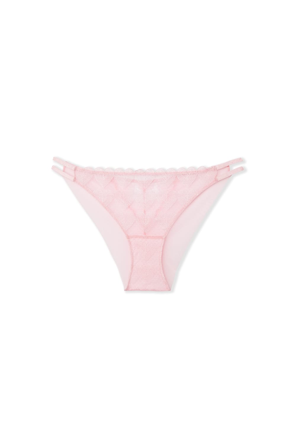Heart Motif Lace Briefs;${refinementColor}