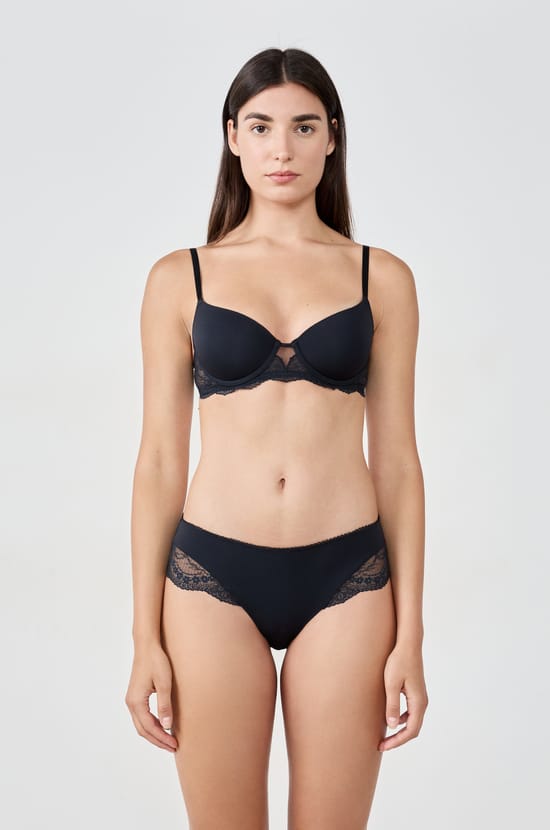 Panty tipo hipster de microfibra;${refinementColor}