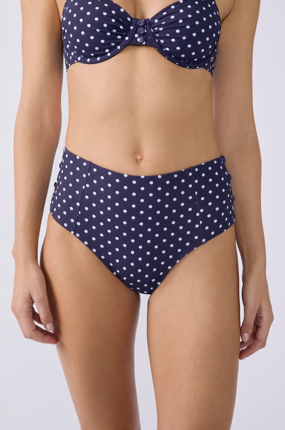 High-waisted bikini bottom Marcia Wear x Etam;${refinementColor}