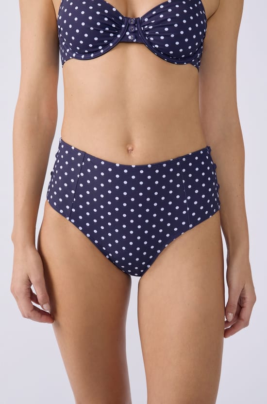 High-waisted bikini bottom Marcia Wear x Etam;${refinementColor}