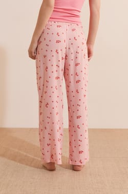Pantalon de pyjama 7/8 &agrave; motifs tomate;${refinementColor}