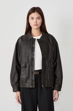 Veste effet cuir;${refinementColor}