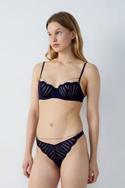 Lace Tanga with Jewelry Details;${refinementColor}