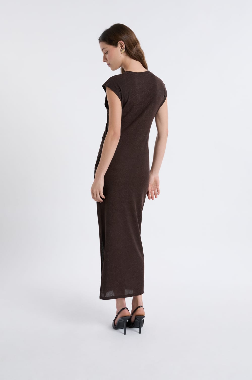 Robe longue fendue;${refinementColor}