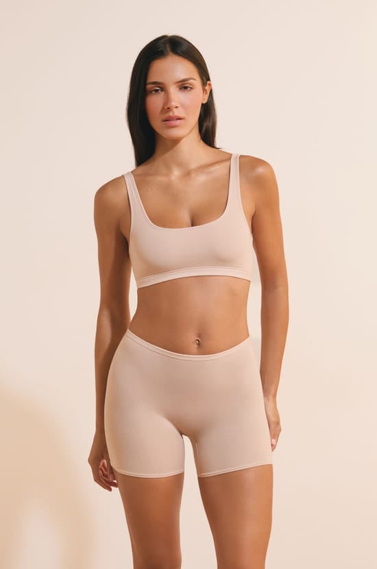 Cycling Shorts in Stretch Organic Cotton;${refinementColor}