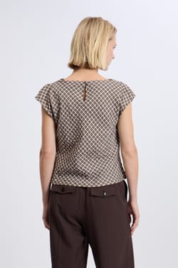 Top à carreaux;${refinementColor}