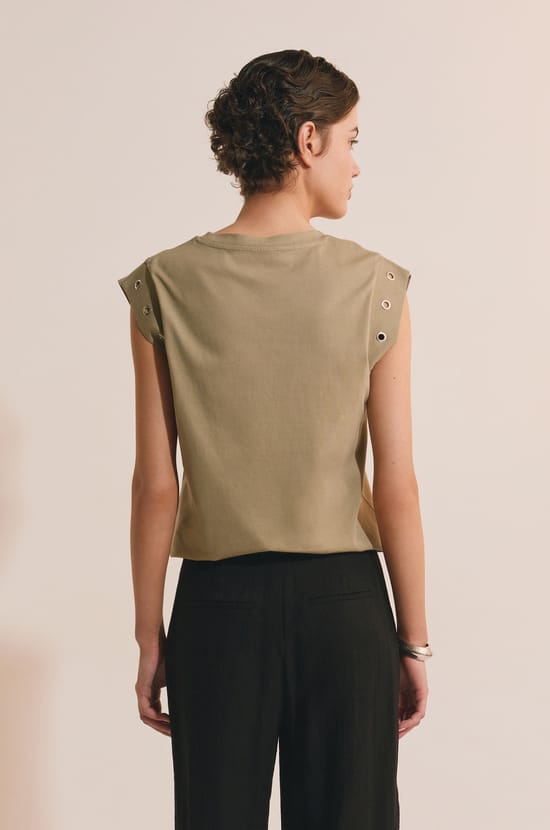 T-shirt en coton;${refinementColor}