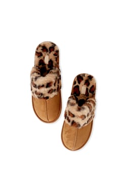 Chaussons mules &agrave; motif l&eacute;opard;${refinementColor}