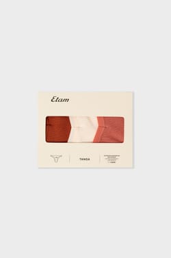Pack of 3 Cotton Tangas;${refinementColor}