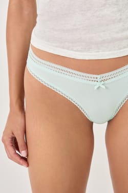V-shape microfibre tanga;${refinementColor}
