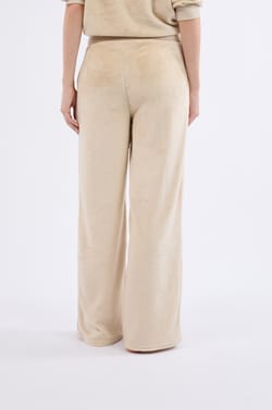 Velvet Effect Pyjama Trousers;${refinementColor}