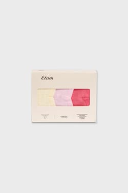 Lot de 3 tangas en coton;${refinementColor}