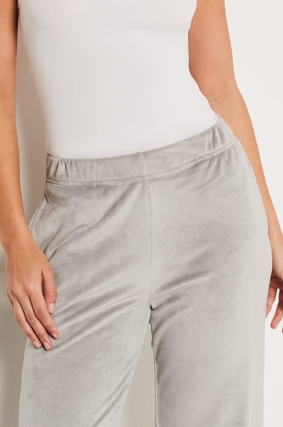 Pantalon de pyjama en velours;${refinementColor}