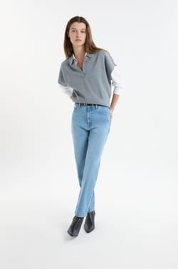 Jean coupe droite;${refinementColor}