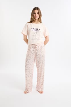 Cocktail Print Pyjama Trousers;${refinementColor}