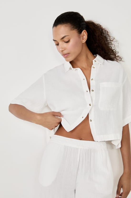 Short-sleeved shirt 100% cotton;${refinementColor}