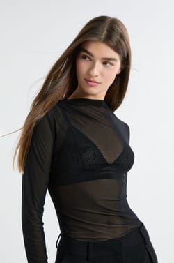 T-shirt manches longues transparent;${refinementColor}