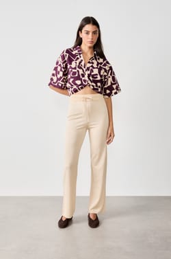 Knit Trousers;${refinementColor}