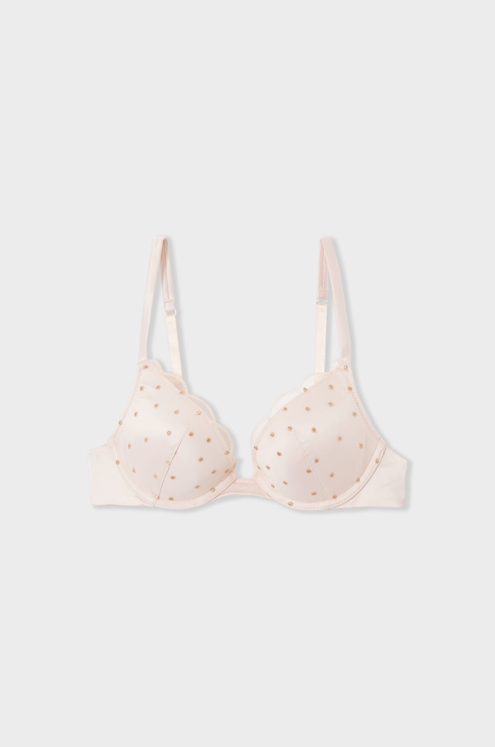 Bra No.2 - The plunge push-up bra with embroidery;${refinementColor}