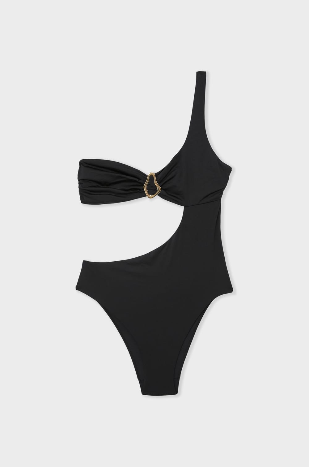 One-Piece Wireless Swimsuit with Jewellery Detail;${refinementColor}