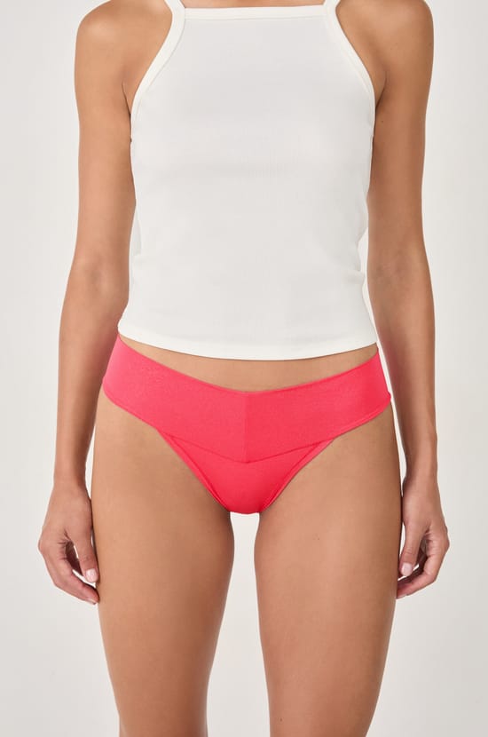 Tanga en microfibre;${refinementColor}