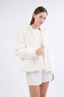 Long-sleeved fleece jacket;${refinementColor}